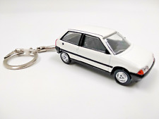 Porte clé Citroën AX blanc