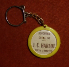 Porte-clés Boucherie Chevaline ( no Végan ) J C HARLOT FLAVY le Martel - 02
