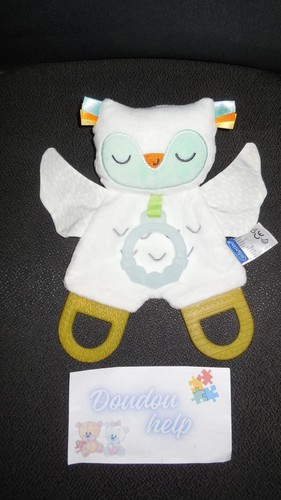 Doudou plat chouette - plat,