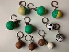 LOT PORTE CLE VINTAGE BALLON DE FOOTBALL