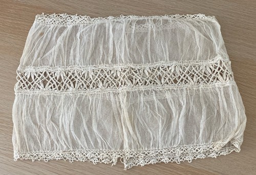 Ancien cache corset tulle - cache,