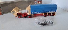 HERPA 818222 GERMANY  1/87 HO CAMION MAN F8 TRANSPORT  COMME NEUF EN BOITE