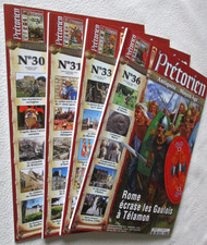 lot de 4 revues  PRÉTORIEN