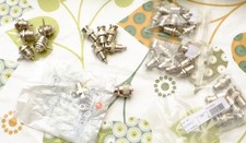 Lot d'embases raccords adaptateurs BNC UHF 37 pièces