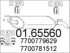 SILENCIEUX ARRIèRE RENAULT