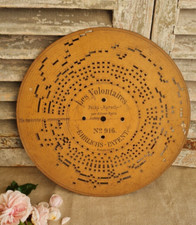 Ancien disque organette - disque,