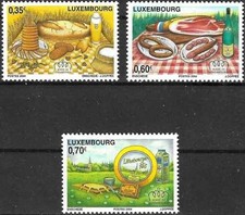 Timbres Agriculture (Produits agricoles) Luxembourg 1599/1601 ** - 83885FV