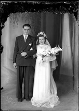 Portrait couple mariés