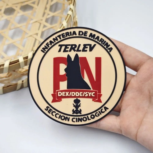 Patch pvc chien - pvc, militaire