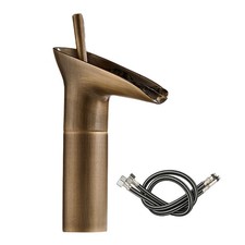 Ancien robinet lavabo en verre