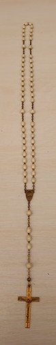 Chapelet ancien avec - , perles