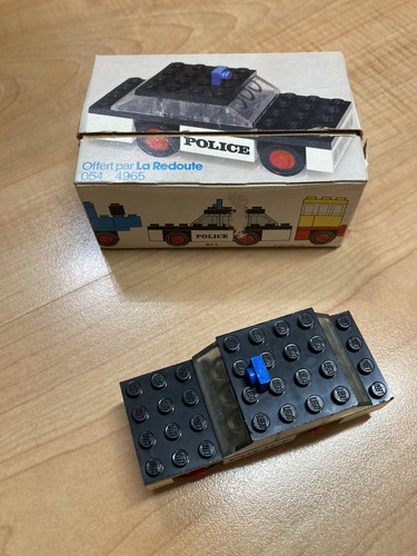 Lego vintage 611 police car - lego,