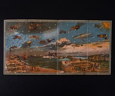 Jeu de l'oie ancien Un vol en