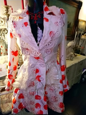 Venez Voir! Trench Original Délicieuses Cerises ✨Pat En Romantic✨ 36/38