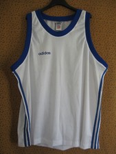 Maillot Adidas 90'S Blanc Athlétisme running sans manche vintage Jersey - XXL