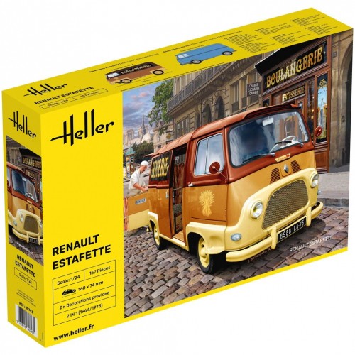Heller renault estafette 24 - renault, 1:24