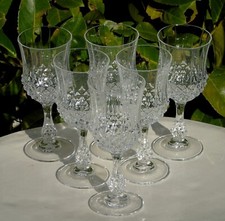 Service de 6 verres à vin