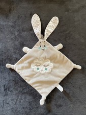Doudou Plat Lapin Beige AUCHAN