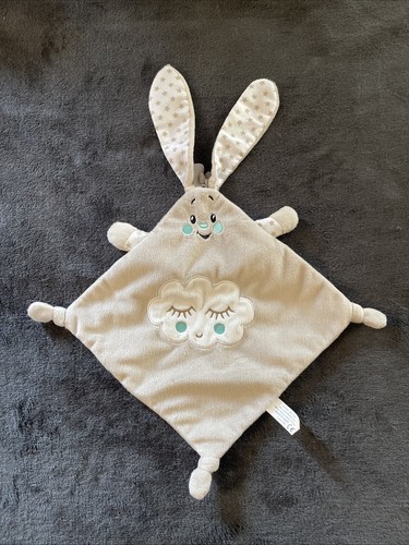 Doudou plat lapin - beige, auchan
