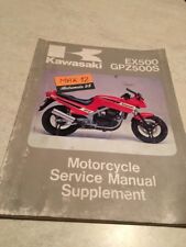 Kawasaki EX GPZ 500 S supplement revue moto technique workshop Manuel Atelier