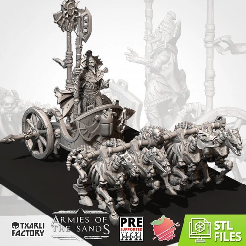 Rois settra sur chariot - rois,