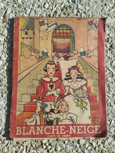 Livre ancien blanche neige - ancien,