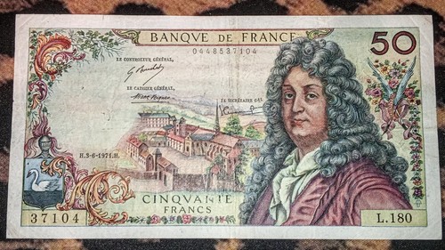 Billet francs racine - 50,