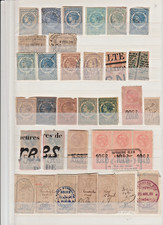 100- TIMBRE ANCIEN  COPIE ET AFFICHE  DOMAINE  DIMENSION  TELEGRAPHE ET QUITANCE