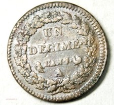 (FR1) UN DECIME AN 7 A Paris, grand module par Dupré, l'art des gents Avignon dv