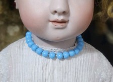  Ancien COLLIER en Pate Verre  pour  Poupée Ancienne