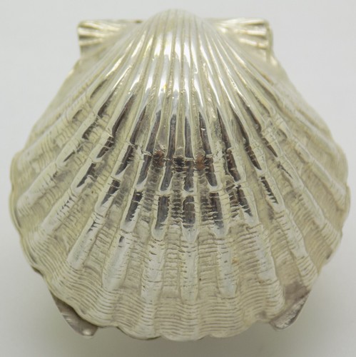 Boîte coquillage argent - boîte,