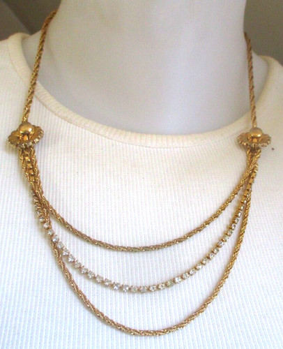 Collier couleur chaines - collier, or
