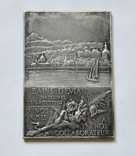 Médaille plaque art nouveau - plaque,