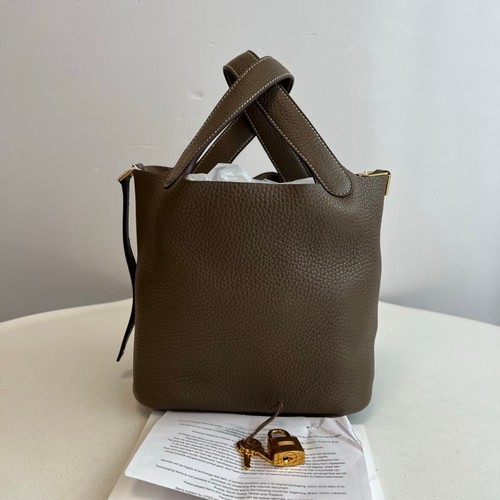 Hermes basket elephant grey - basket, 18