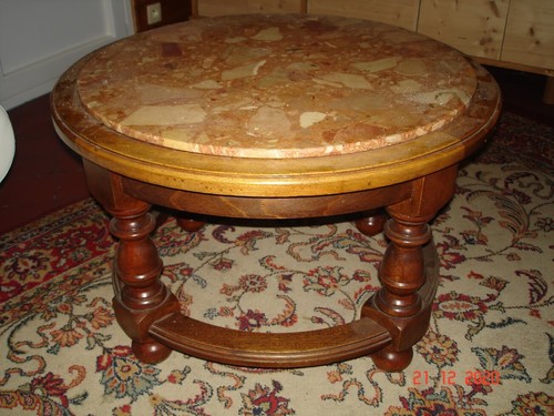 Table basse avec - table, marbre