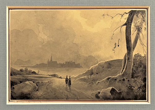 Aquarelle ancienne old water - aquarelle,