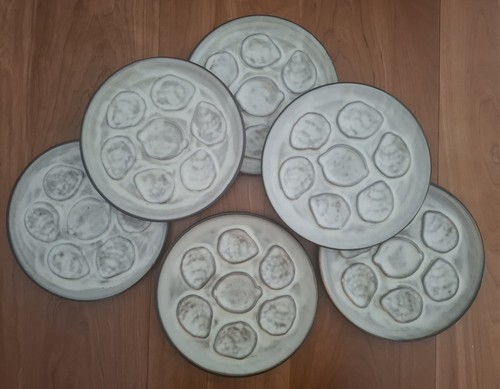 Assiettes huîtres et - assiettes, à