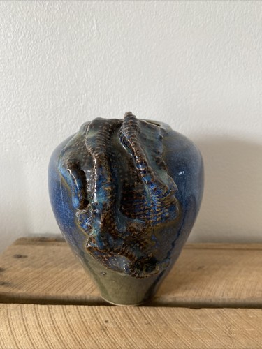 Ancien vase gres email - vase,