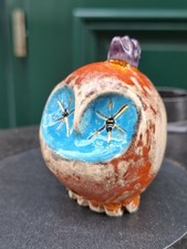 Oiseau Siffleur Appeau Céramique signé