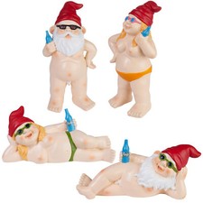 Nains de Jardin Nus Amusants