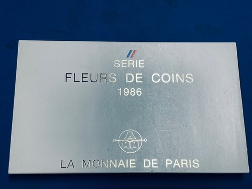 Coffret fleur coin 1986 en - coin,