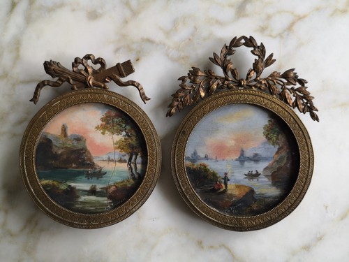 Peintures paysages miniatures - peintures,