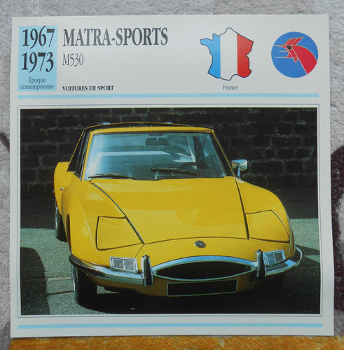 Fiche matra sports - fiche, matra-sports