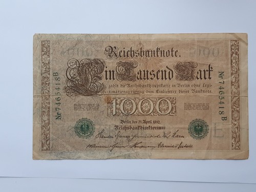 Allemagne billet 1000 mark - allemagne,