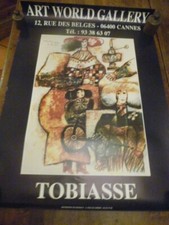 Affiche Poster Tobiasse - Art Wolld Gallery Cannes - Deborah - 50 x 70 cm