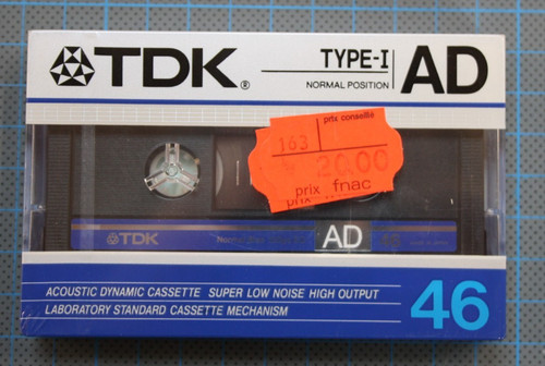 Cassette audio tape - tape, tdk