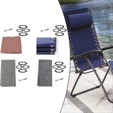 Tissu de remplacement pour fauteuil inclinable à séchage rapide avec cordes et