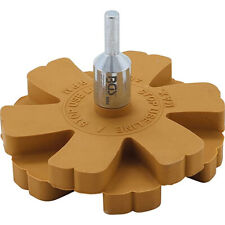 ROUE DISQUE GOMME CAOUTCHOUC WAVE ENLEVE AUTOCOLLANTS ELIMINE LES ADHESIFS