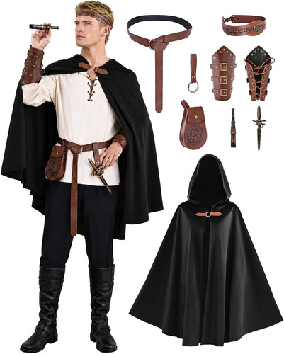Men renaissance costume set - men's,
