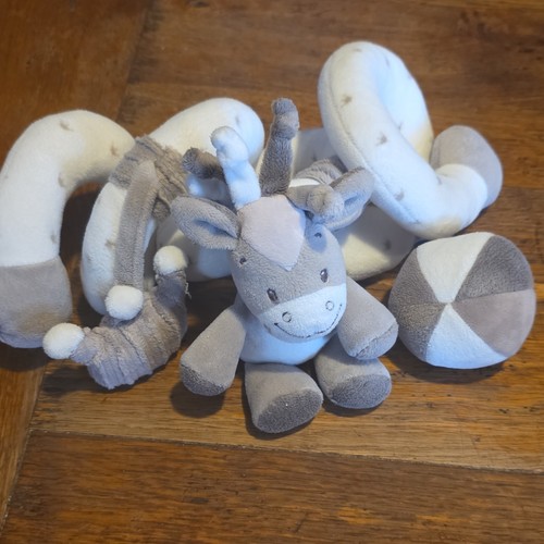 Nattou doudou plat âne - nattou,